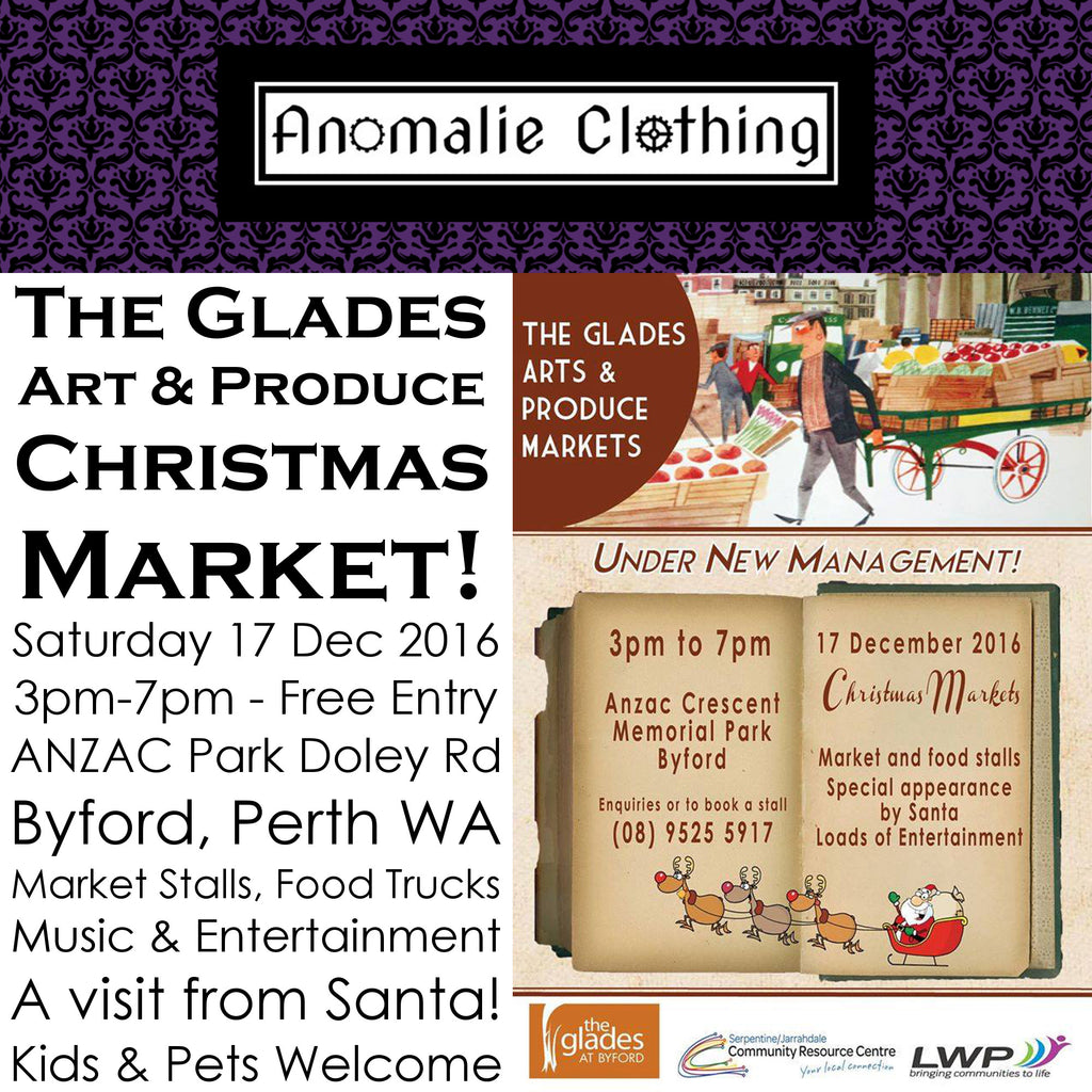 The Glades Art & Produce Christmas Markets - Saturday 17 December 2016