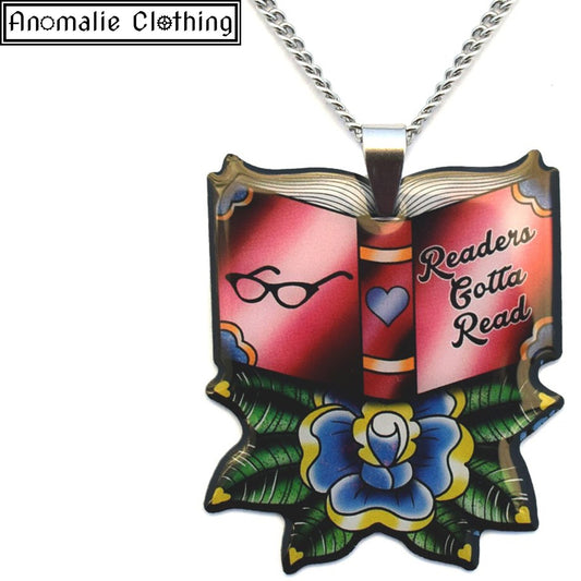 Readers Gotta Read Pendant Necklace