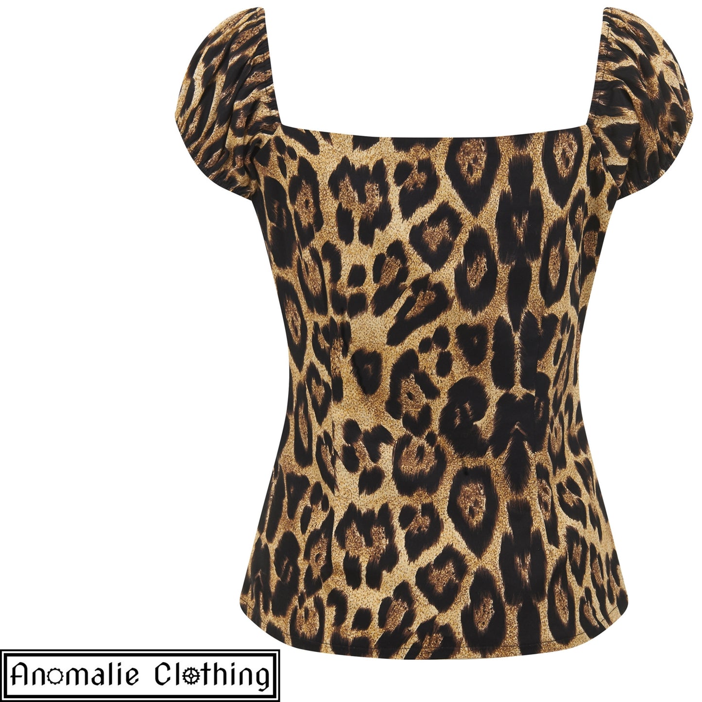Dolores Top in Feral Leopard Print