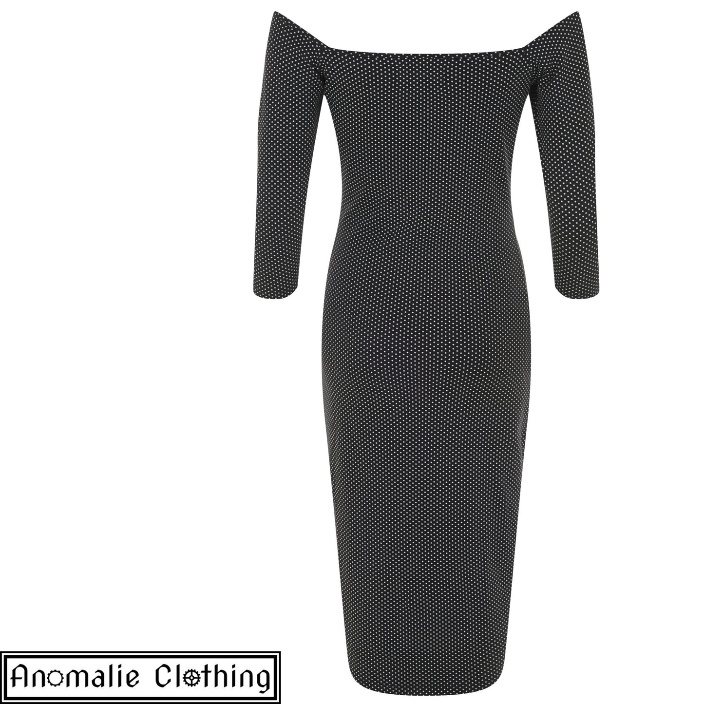 Morgana Polka Dot Pencil Dress