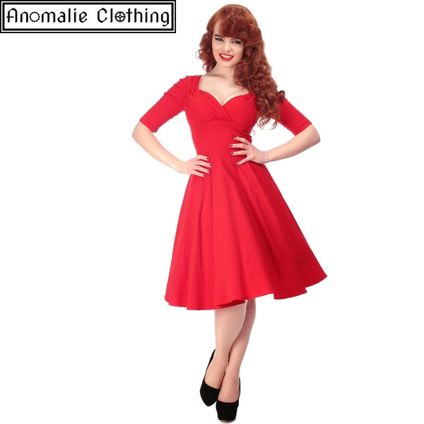 Trixie Doll Dress in Red