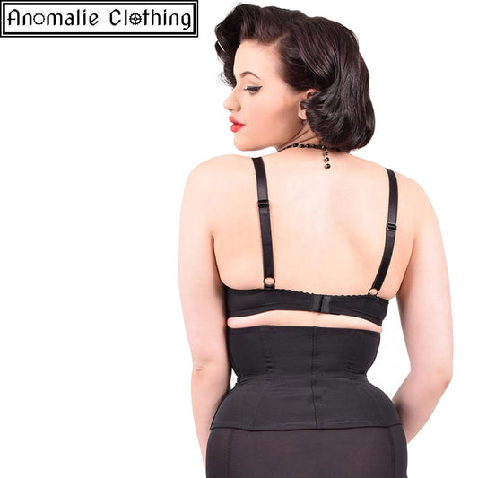 Glamour Nouveau Waspie in Black