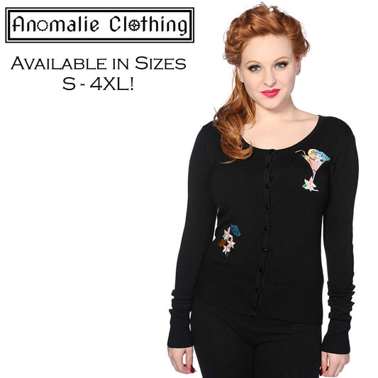 Cocktail Cardigan in Black