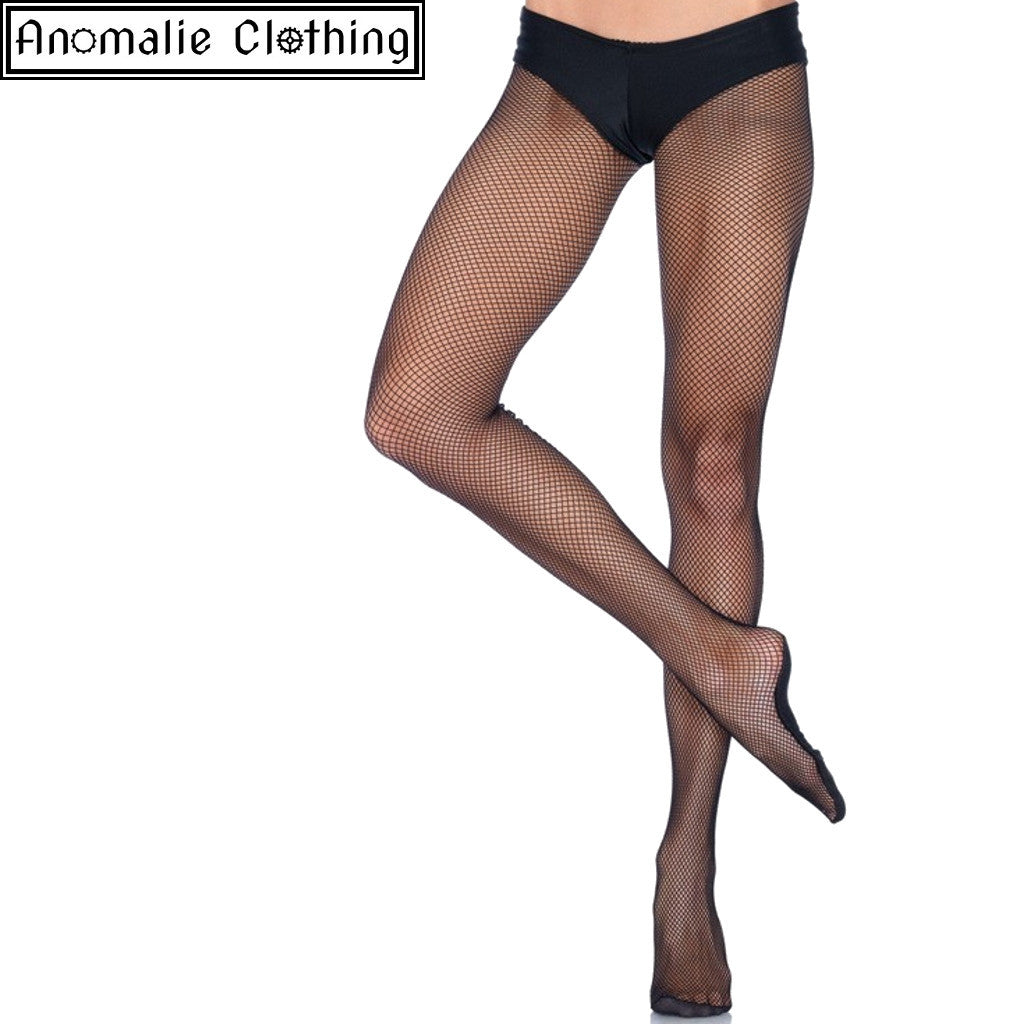 Professional Dance Wear Fishnet Tights in Black