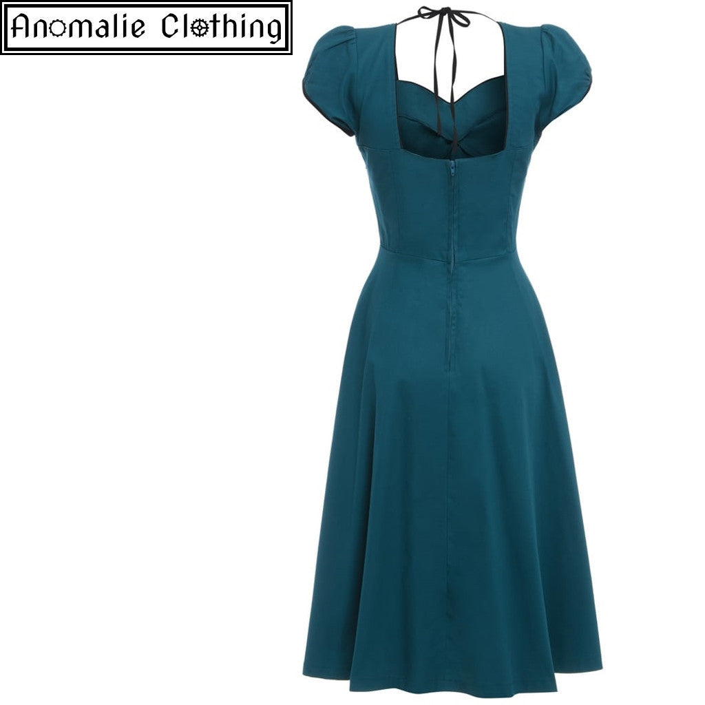 Bella Swing Dress in Teal - One Size UK 8 (AU 6) Left!