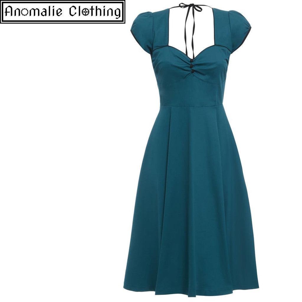 Bella Swing Dress in Teal - One Size UK 8 (AU 6) Left!