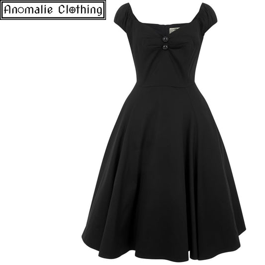 Dolores Doll Dress in Black