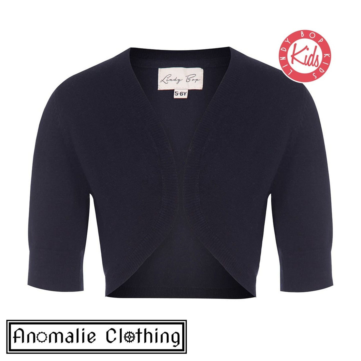 Black Mini Kennedy Children's Shrug