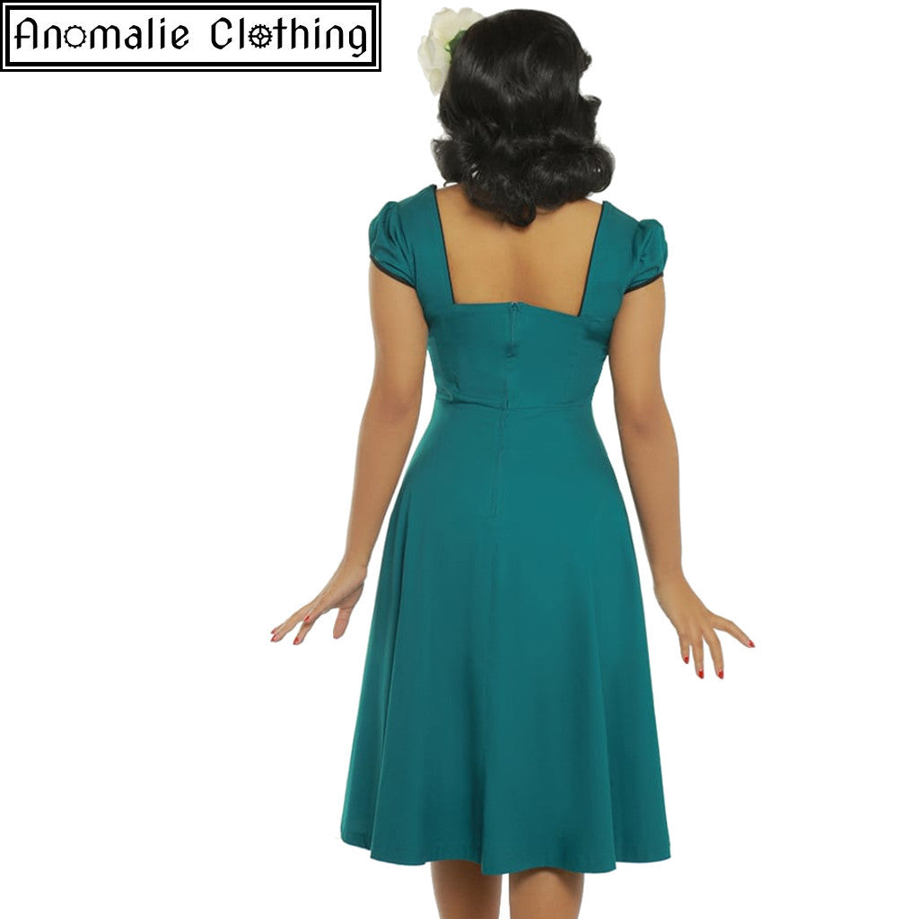 Bella Swing Dress in Teal - One Size UK 8 (AU 6) Left!