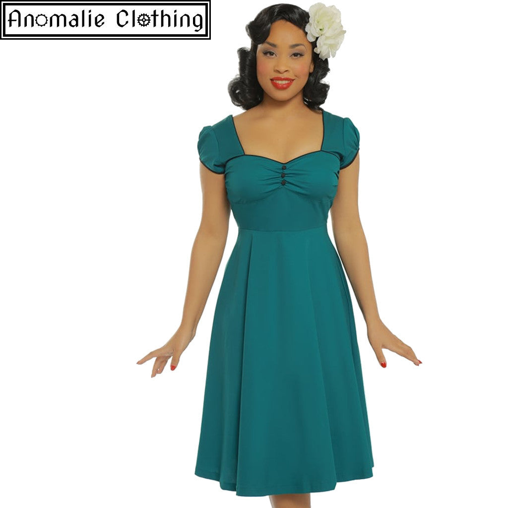 Bella Swing Dress in Teal - One Size UK 8 (AU 6) Left!