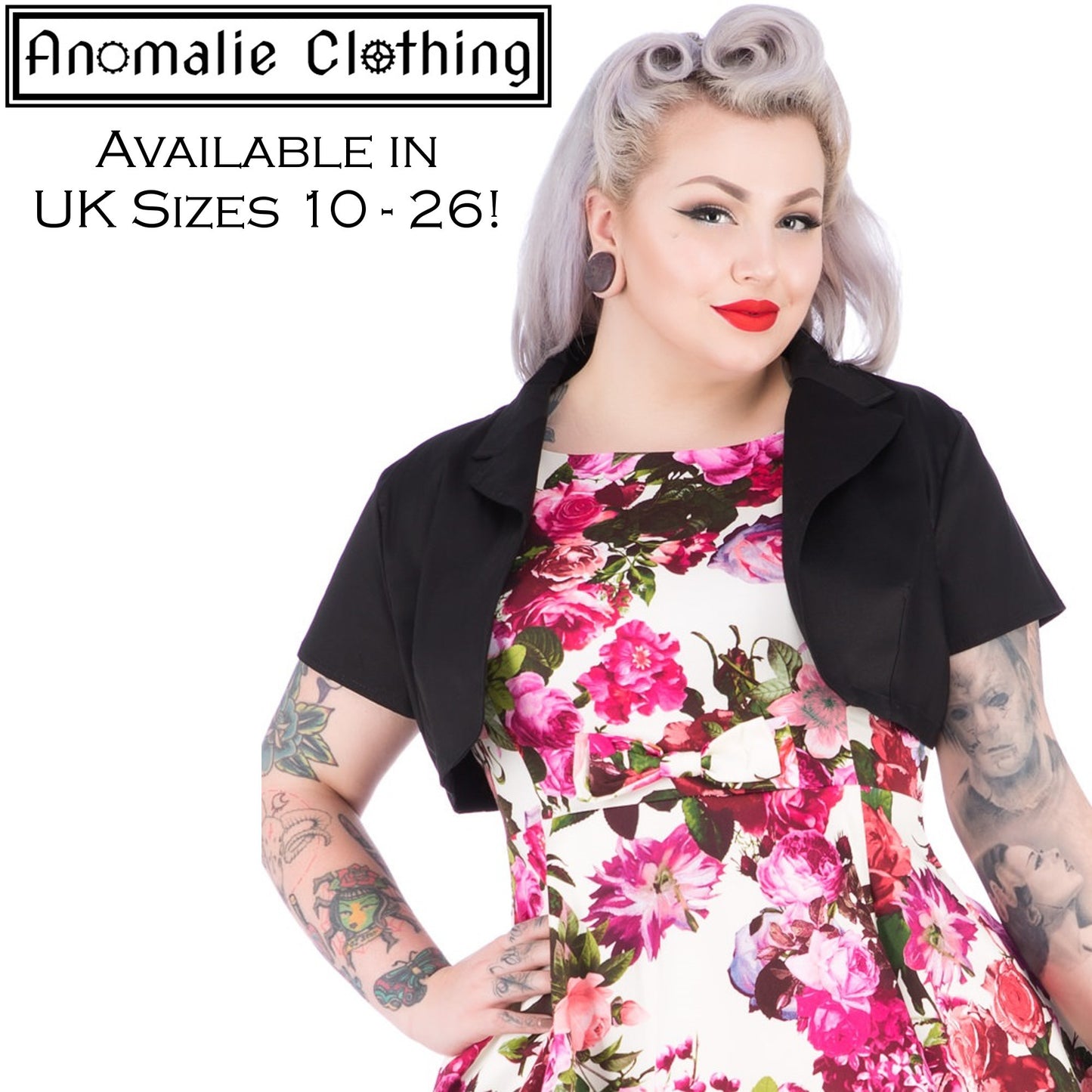 Black Short Sleeve Bolero