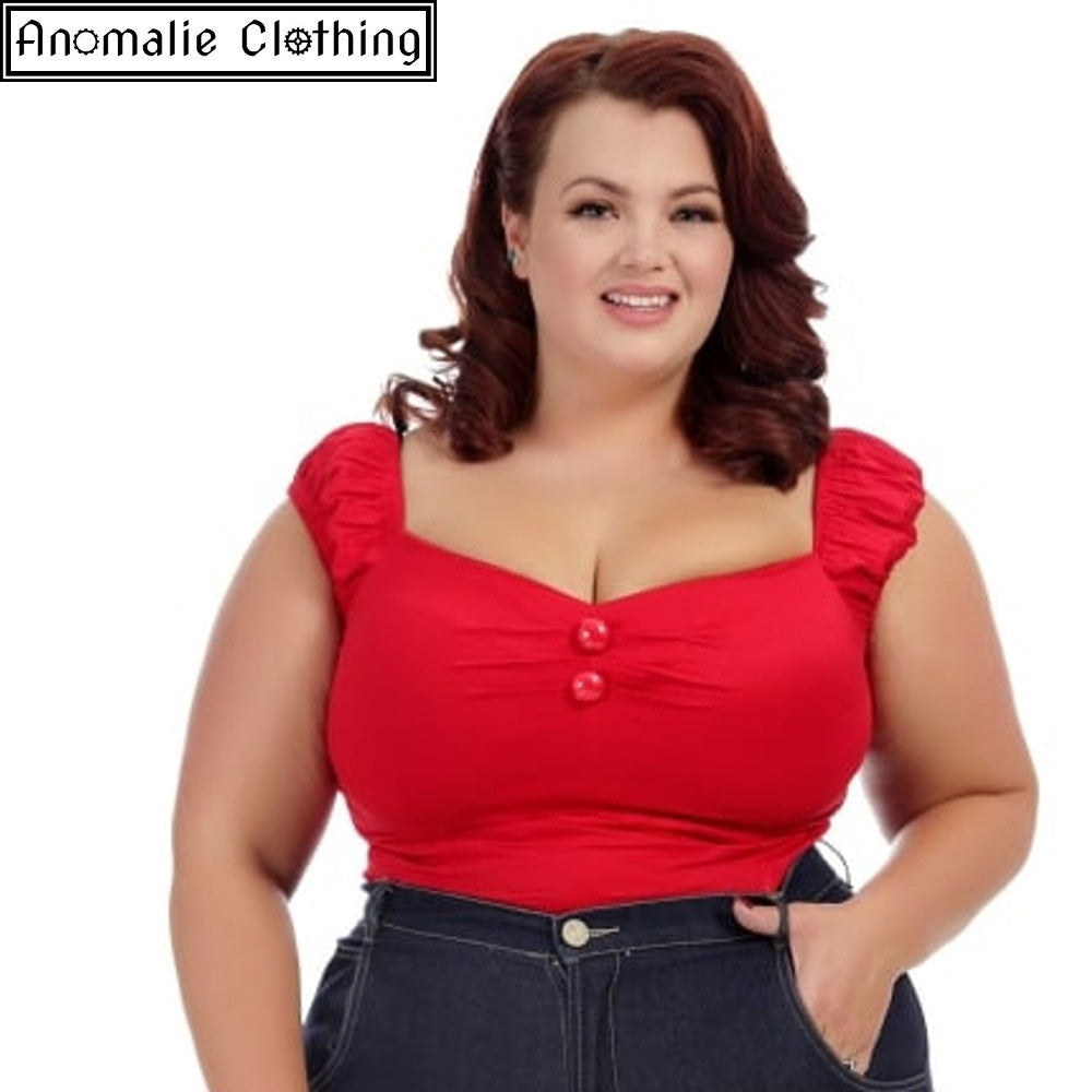 Dolores Top in Red