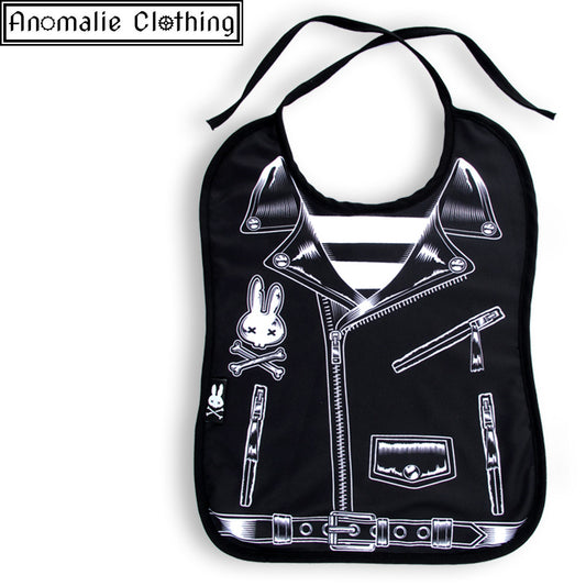 Rocker Jacket Baby Bib - One Left!