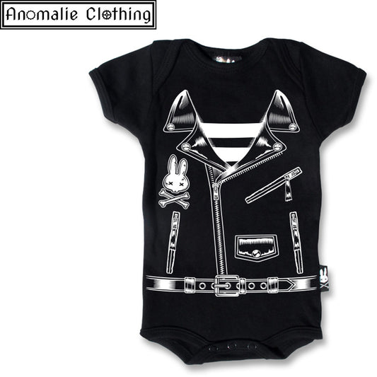 Rocker Jacket Baby Romper