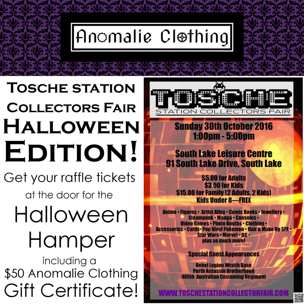 Tosche Station Collectors Fair, Halloween Edition - Sunday 30 October 2016