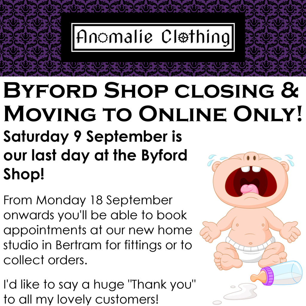 Byford Shop Closing & Afterpay Coming to anomalieclothing.com.au!