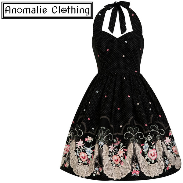 Black & Pink Viola Dress - One Size S Left!