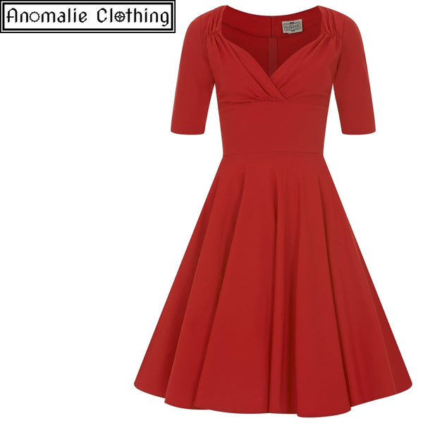Trixie Doll Dress in Red