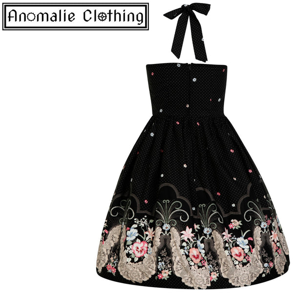 Black & Pink Viola Dress - One Size S Left!