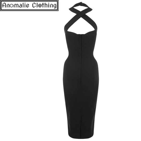 Penny Pencil Dress in Black at Anomalie Clothing