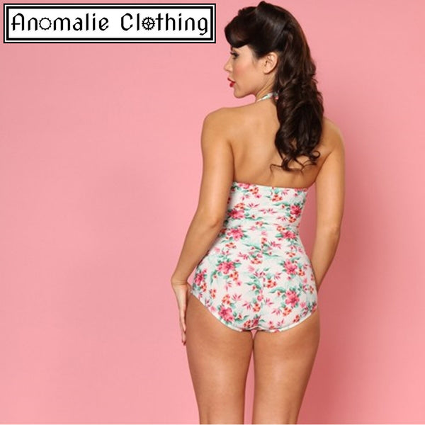 Romance Swimsuit with Sarong Detail