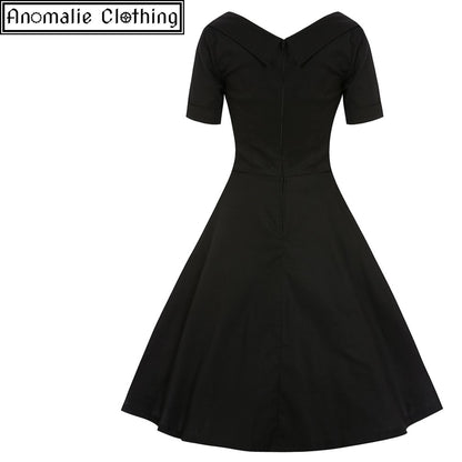 Sloane Swing Dress in Black