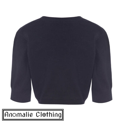 Black Mini Kennedy Children's Shrug