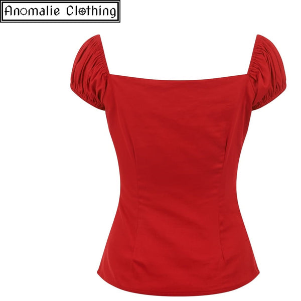 Dolores Top in Red