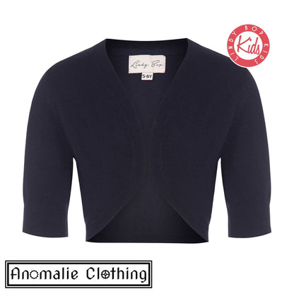 Black Mini Kennedy Children's Shrug