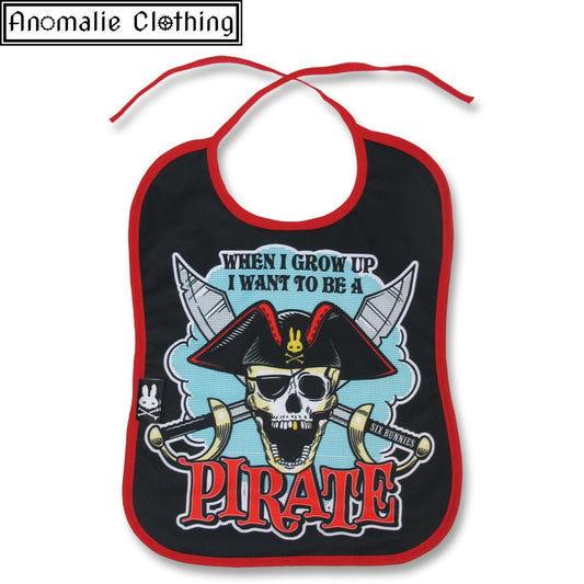 Jolly Roger Baby Bib