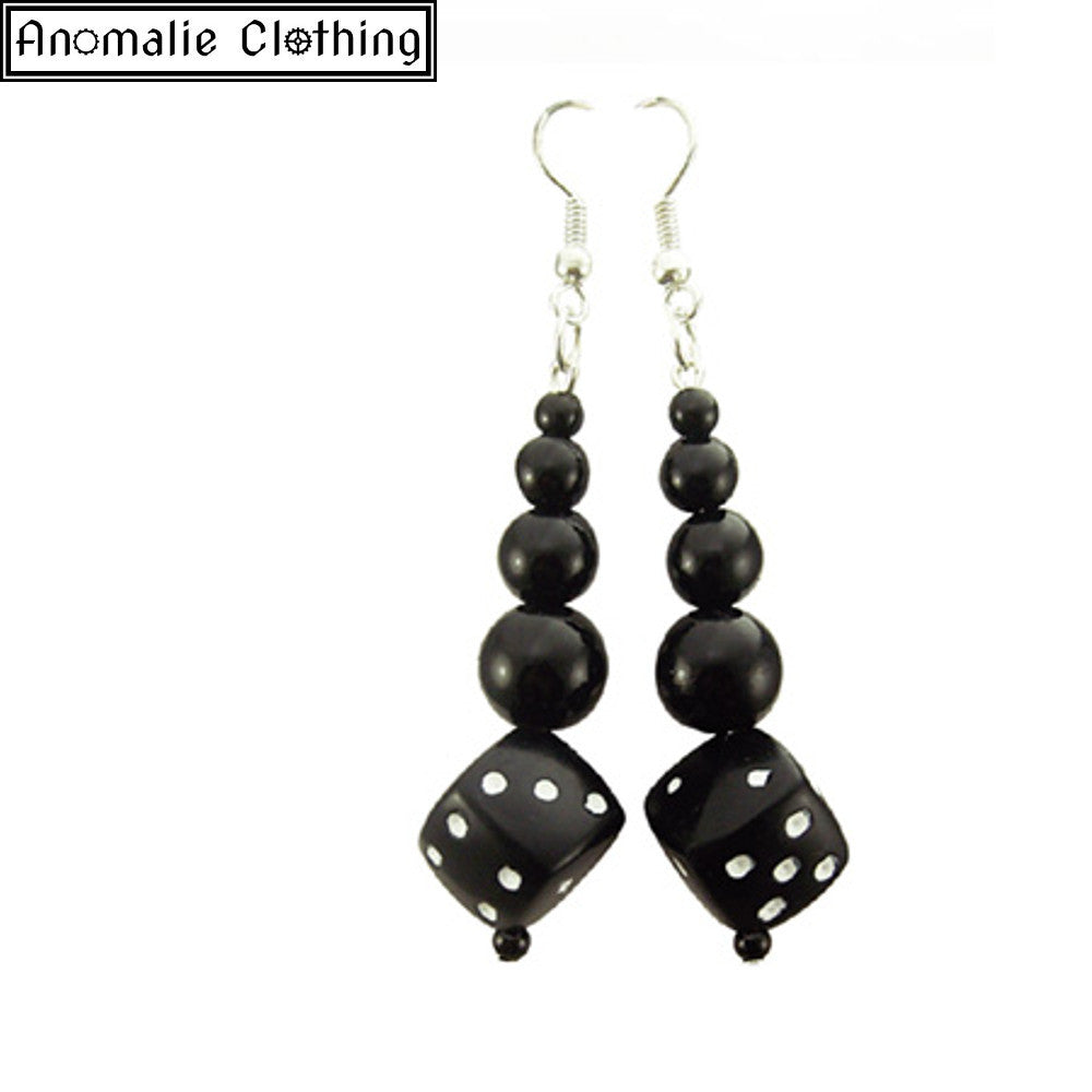 Hellcat Dice Earrings