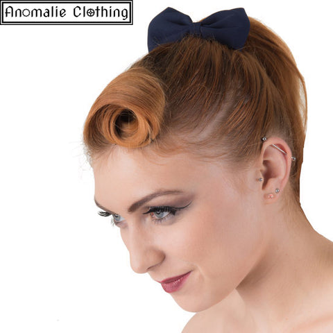 Lovestruck Hairband with Navy Blue Bow