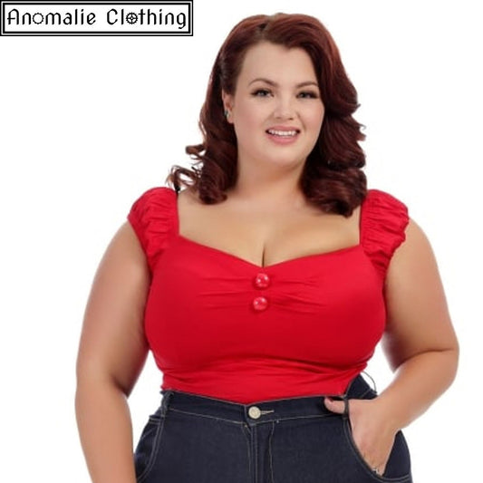 Dolores Top in Red