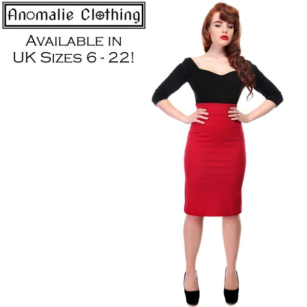 Fiona Skirt in Red