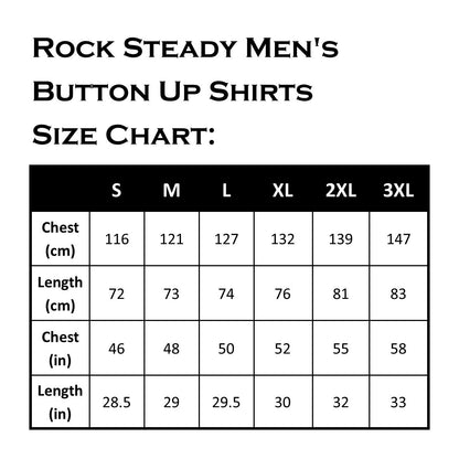 Black & Red Mini Panel Button Up Mens Shirt